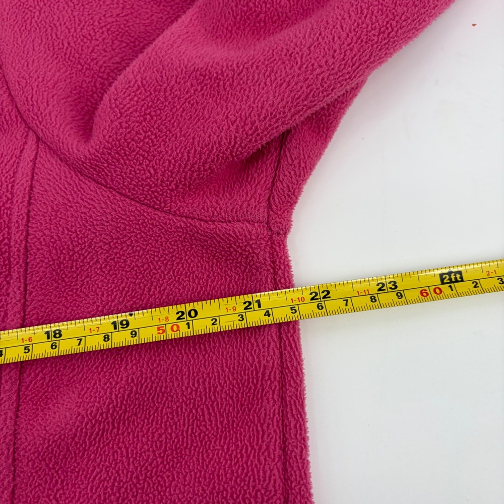 Brooks Brothers 346 Womens Pink Fleece Quarter Zip Pullover‎ Sweater Large - Picture 5 of 6